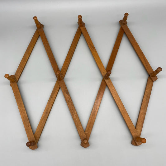 Vintage Accordion Style Hanging Rack