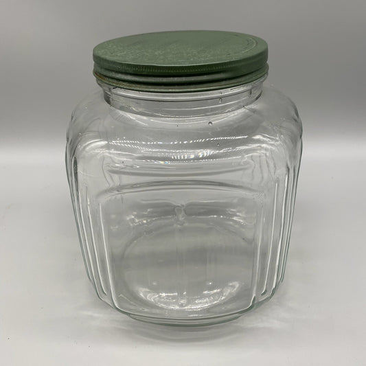 Jar with Green Lid