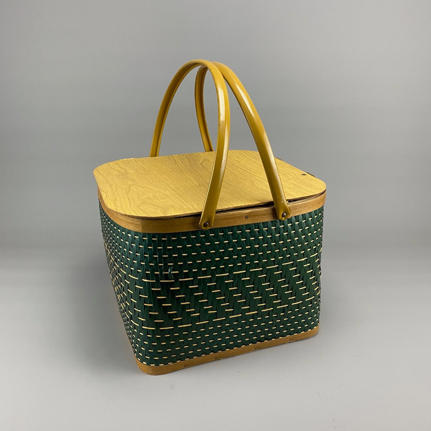 Green Woven Basket