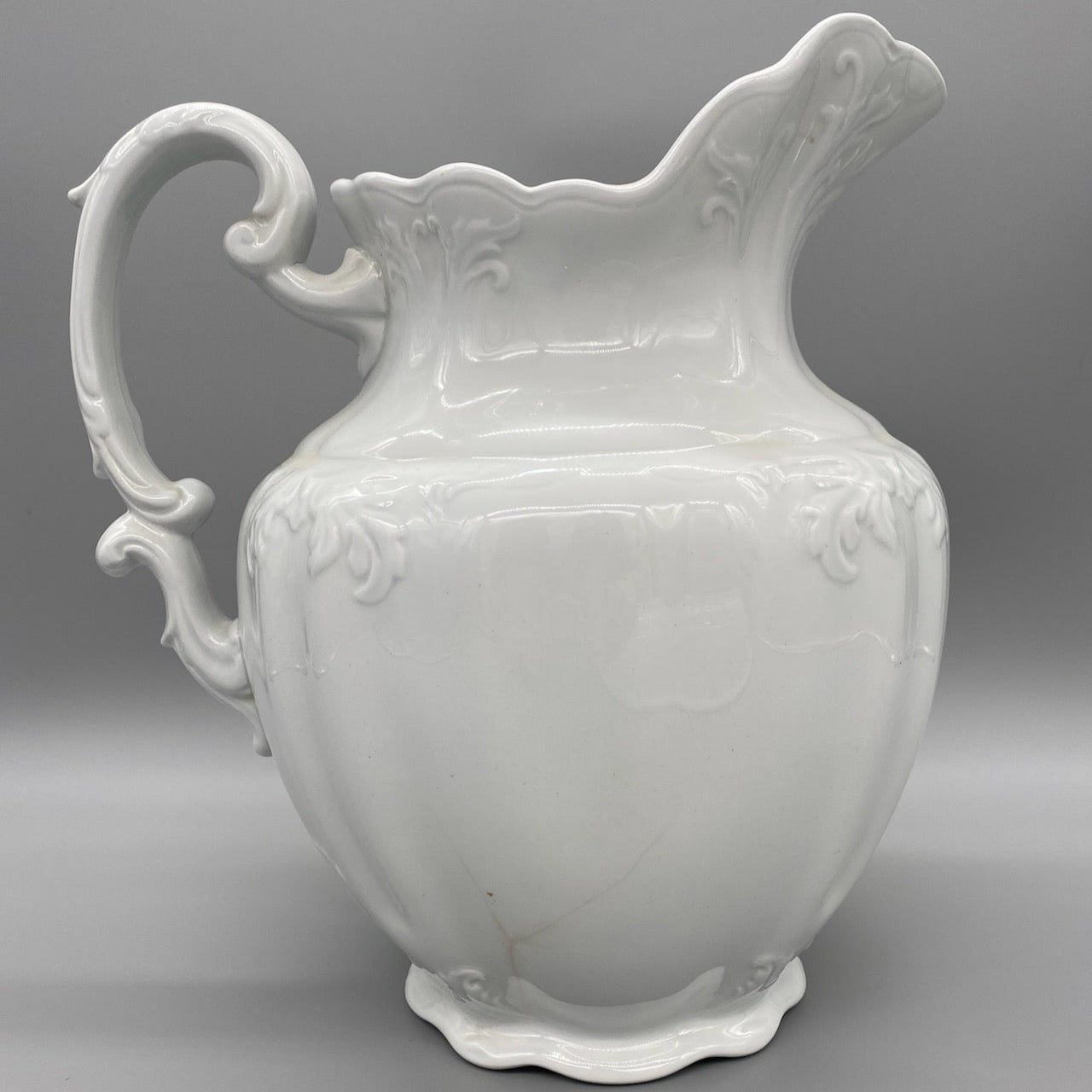 Ironstone Pitcher with Bowl