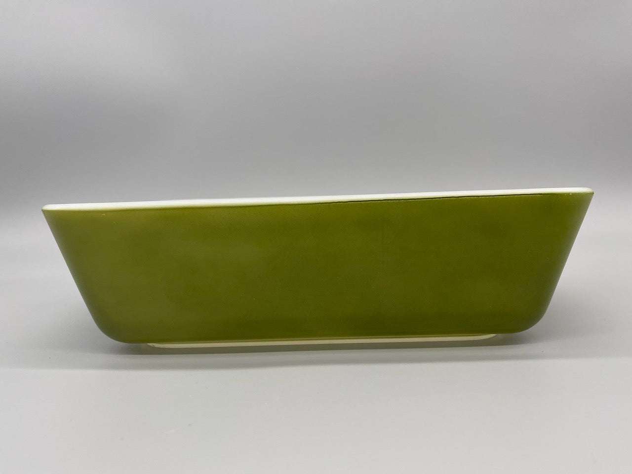 Green Pyrex Baking Dish