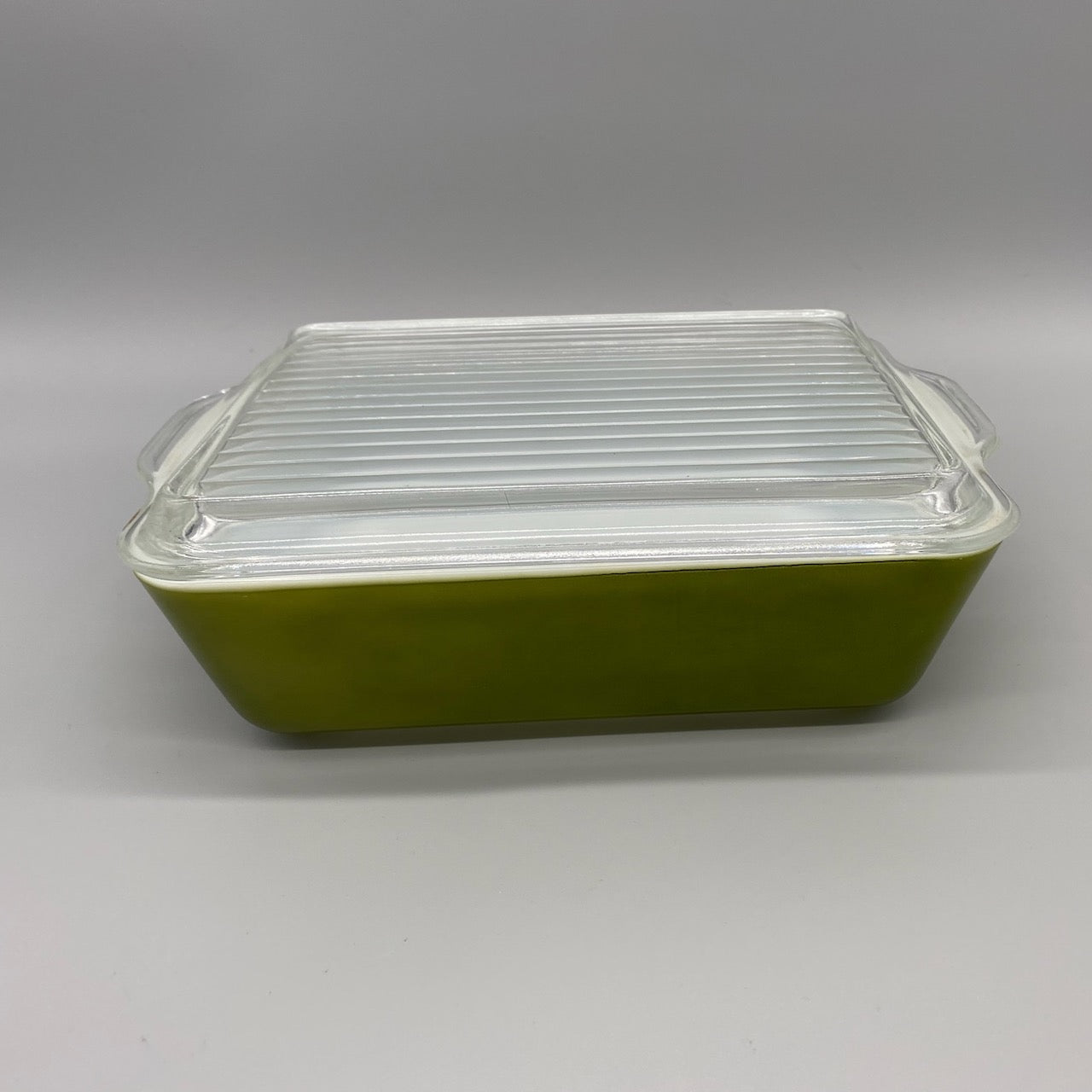 Green Pyrex Baking Dish