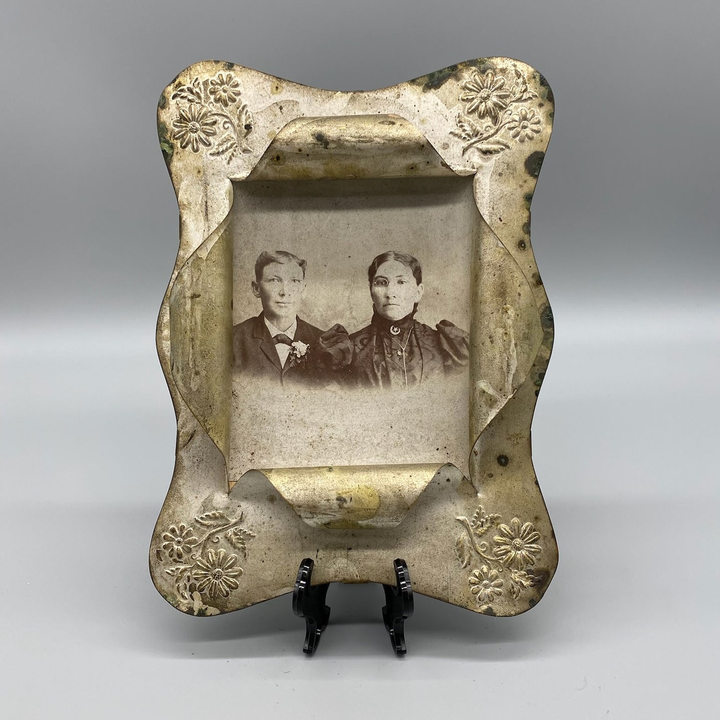 Vintage Picture with Metal Frame