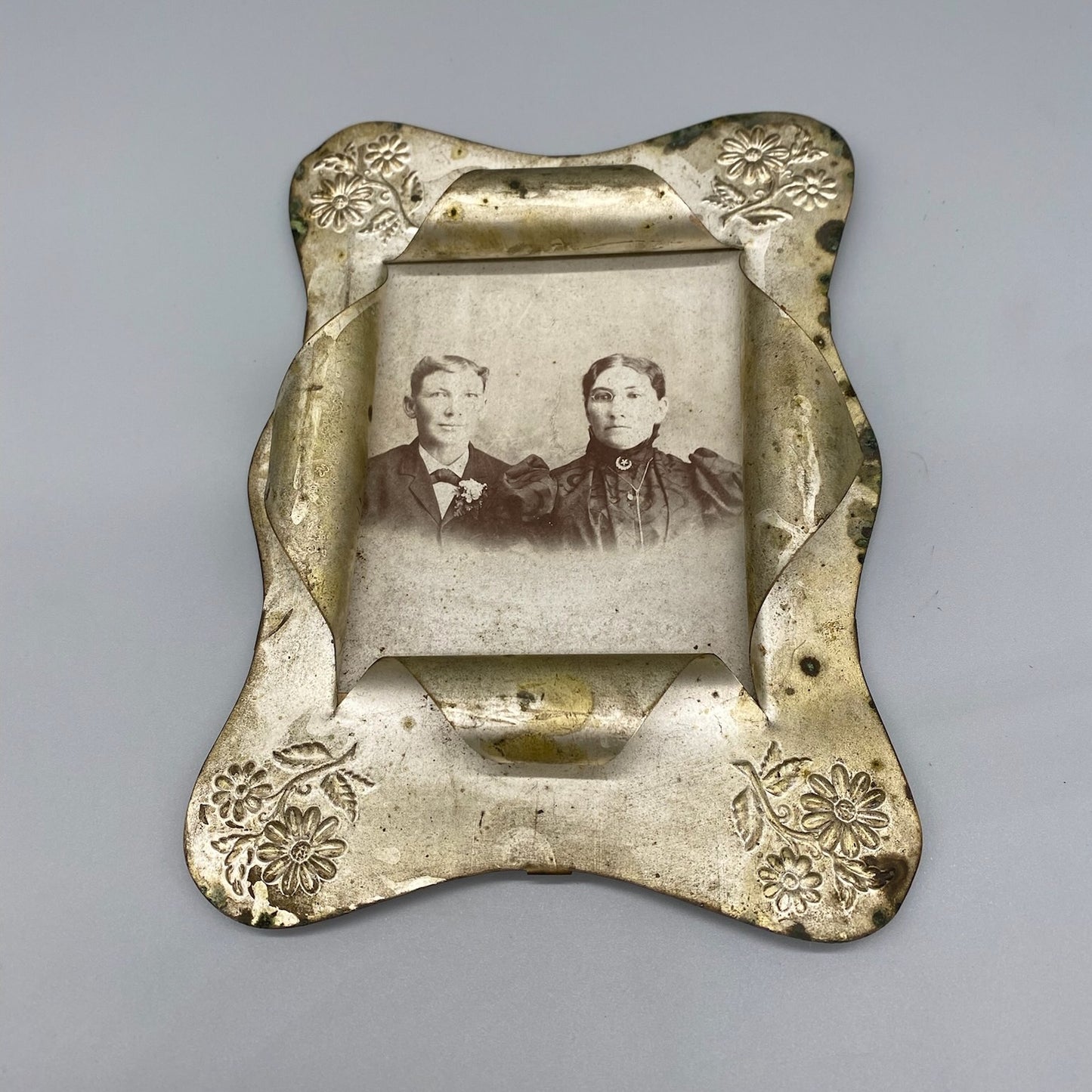 Vintage Picture with Metal Frame