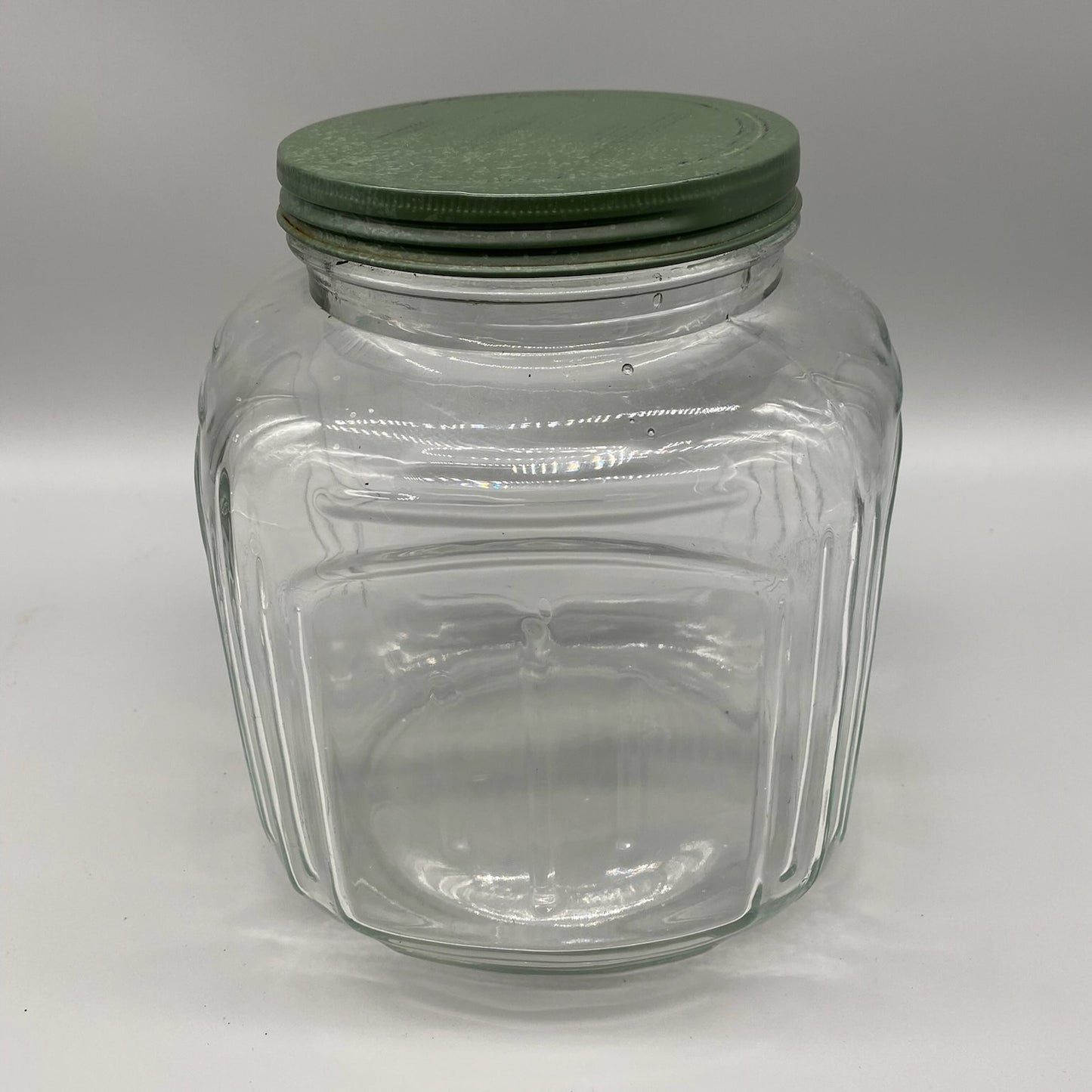 Jar with Green Lid