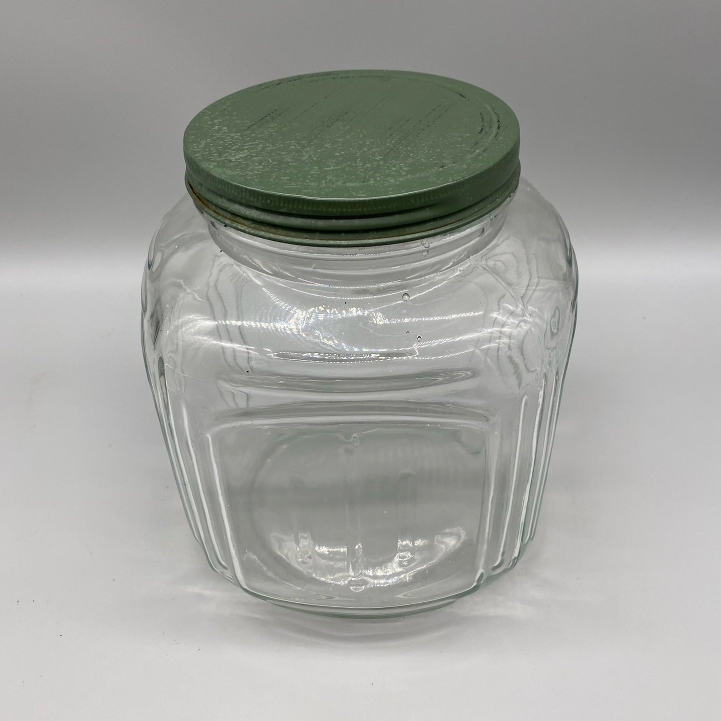 Jar with Green Lid