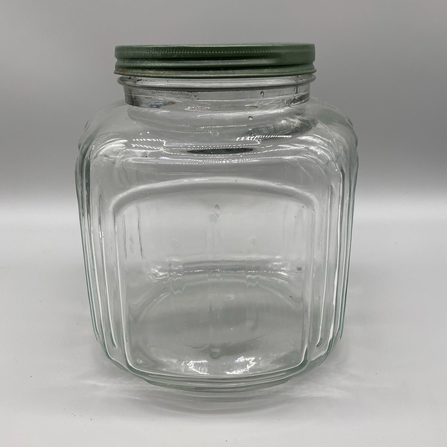 Jar with Green Lid